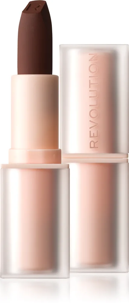 Revolution Lip Allure Soft Satin Lipstick Cremet læbestift med satin finish Skygge Stiletto Brown 3.2 g