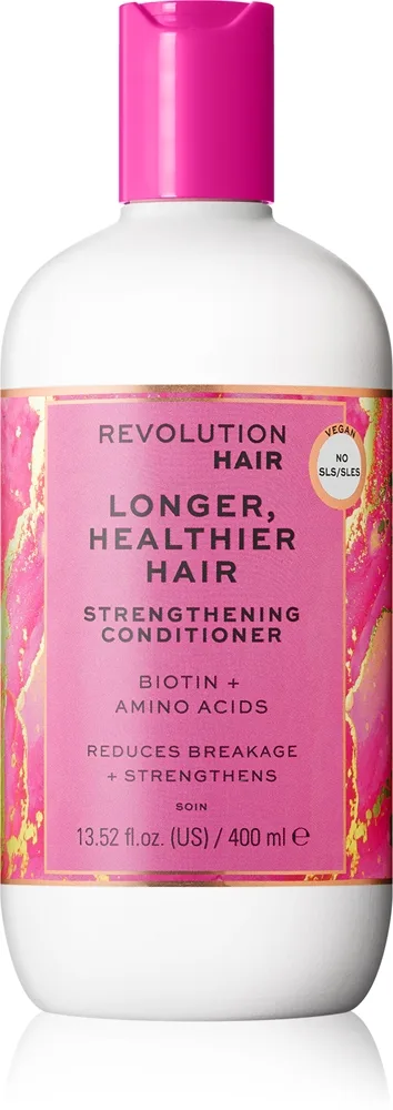 Revolution Haircare Longer, Healthier Genoprettende og forstærkende balsam til langt hår 400 ml