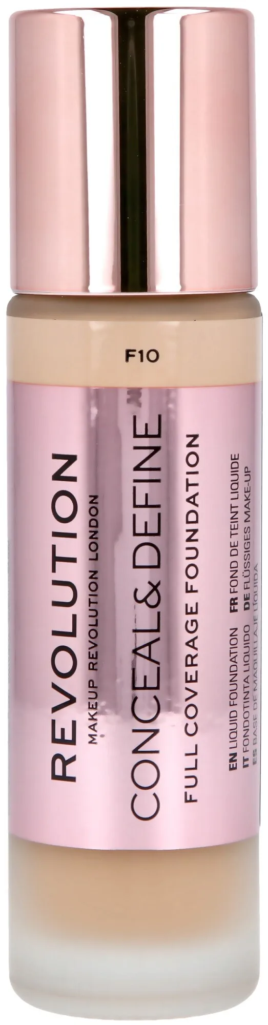 Makeup Revolution Conceal & Define Foundation F10