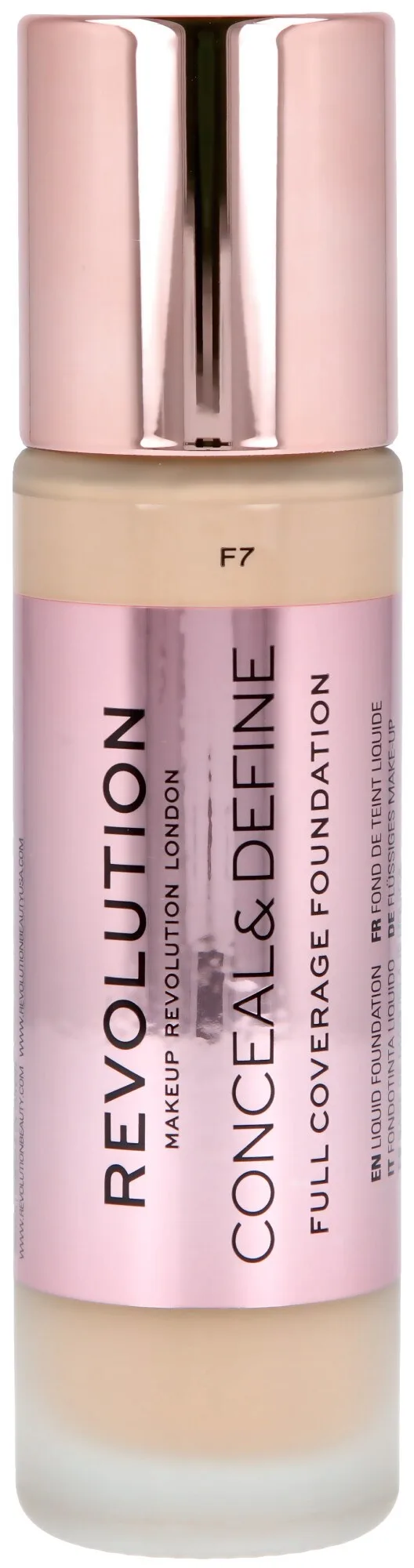 Makeup Revolution Conceal & Define Foundation F7 - 23 ml