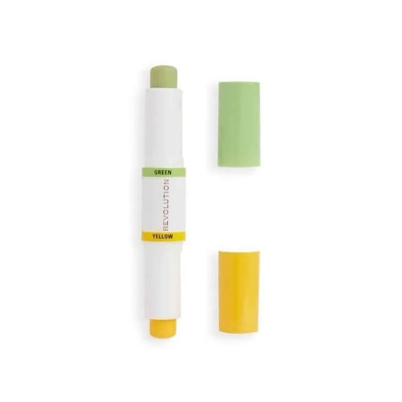 Makeup Revolution Correct & Transform - Yellow & Green