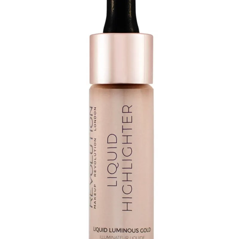 Makeup Revolution Liquid Highlighter Luminous Gold 18 ml