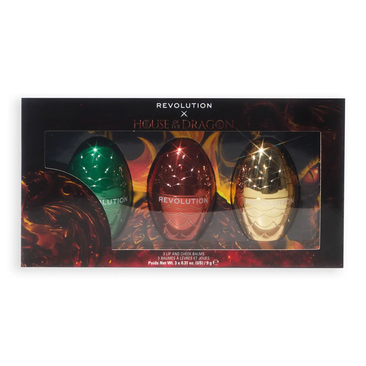 Makeup Revolution x House of Dragons The Egg Set 3 x 9 g