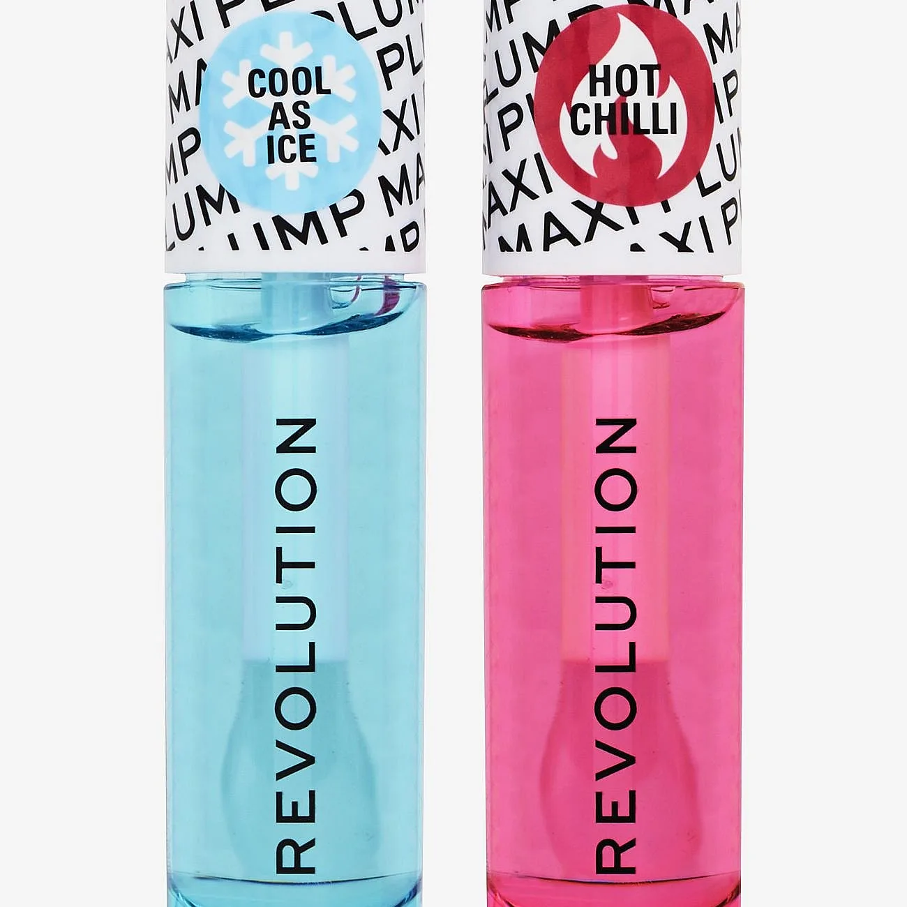 Revolution Beauty London Revolution Maxi Plump Cool As Ice And Hot As Chilli Lip Set - Nude - ONE SIZE