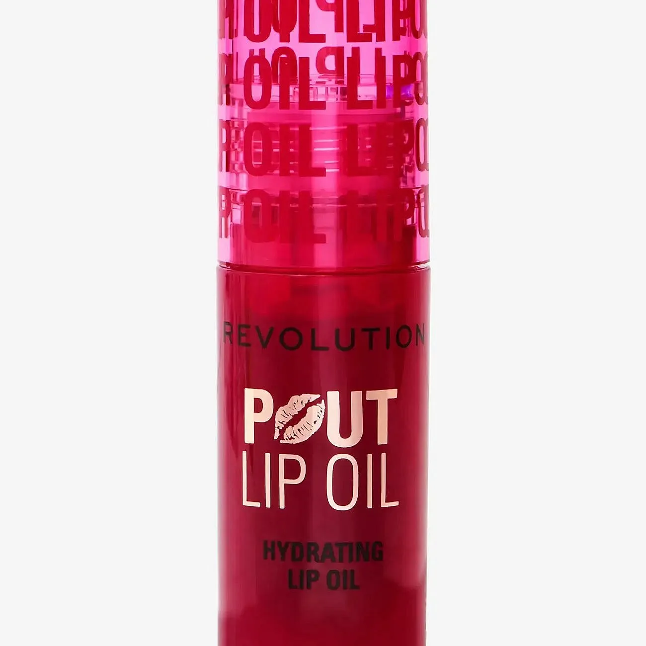 Revolution Pout Lip Läppolja med återfuktande effekt Skugga Cherry Red 3 ml