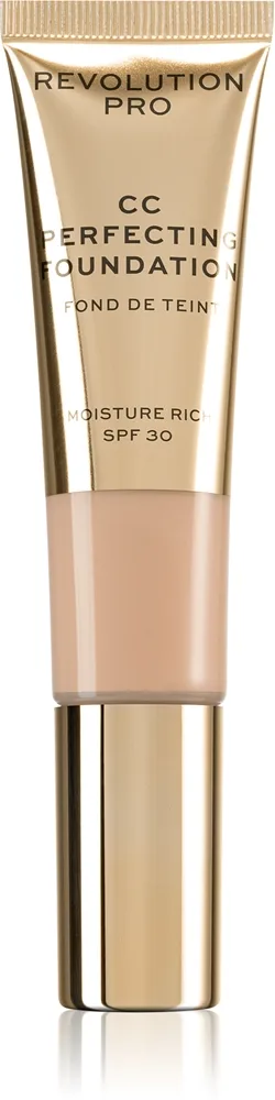 Revolution PRO CC Perfecting Återfuktande mjukgörande foundation SPF 30 Skugga F1 26 ml