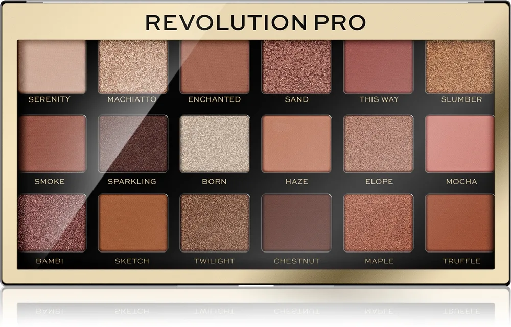 Revolution PRO Regeneration Palett för ögonskugga Skugga Nude Au Naturel 14.4 g