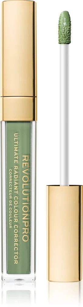 Revolution PRO Ultimate Radiant Colour Corrector Illuminerande concealer För hud med bristningar Skugga Green 4,5 ml