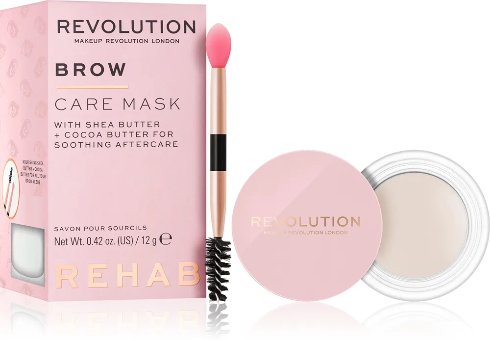 Revolution Rehab Brow Care Mask för ögonbryn 12 g
