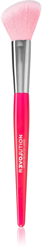 Revolution Relove Brush Queen Vinklad puder- och bronzerborste 1 st.