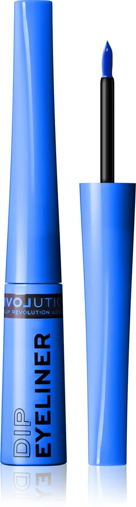 Revolution Relove Dip tarkka nestemäinen eyeliner sävy Blue 5 ml