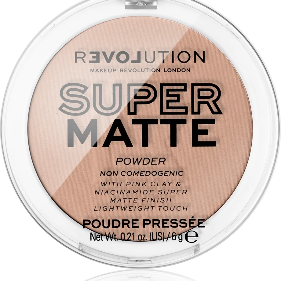 Revolution Relove Super Matte Powder mattapinnan antava puuteri sävy Translucent 6 g