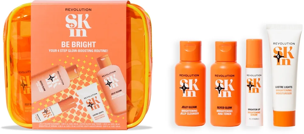 Revolution Skin Be Bright 4 Step Starter Kit Ansigtsplejesæt