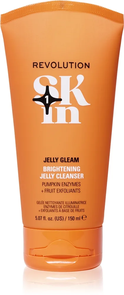 Revolution Skincare Be Bright Natural Fruit AHA Brightening Jelly Cleanser Lysnende gelrens 150 ml