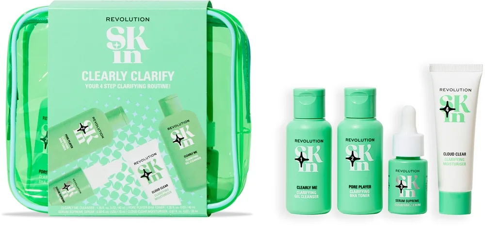 Revolution Skin Clearly Clarify 4 Step Starter Kit Ansigtsplejesæt