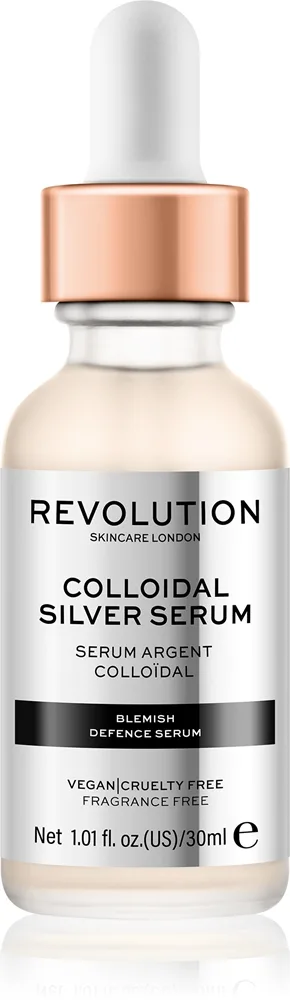 Revolution Skincare Colloidal Silver Serum Lindrande serum för problematisk hud, akne 30 ml