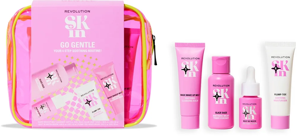 Revolution Skin Go Gentle 4 Step Starter Kit Ansigtsplejesæt