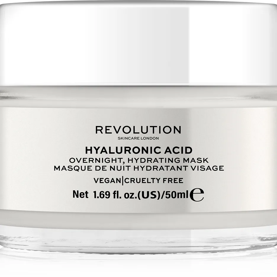 Revolution Skincare Hyaluronic Acid Fuktgivande kräm för natten för ansikte 50 ml