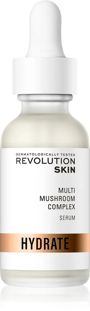Revolution Skincare Hydrate Multi Mushroom Complex Djupt närande och fuktgivande serum med uppljusande effekt 30 ml