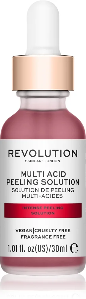 Revolution Skincare Multi Acid Peeling Solution Djupt rengörande peeling Med A.H.A. (Alfa-hydroxisyror) 30 ml
