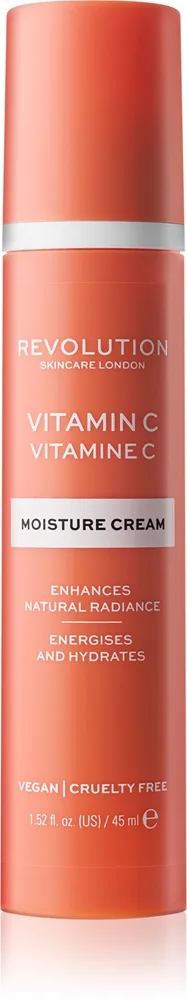 Revolution Skincare Vitamin C fuktgivande och ljusnande hudkräm 45 ml