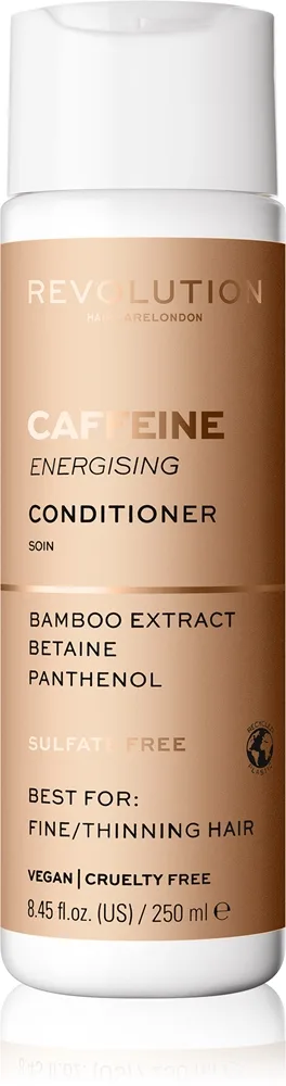 Revolution Haircare Skinification Caffeine Energigivende balsam til fint, udtyndende og skørt hår 250 ml