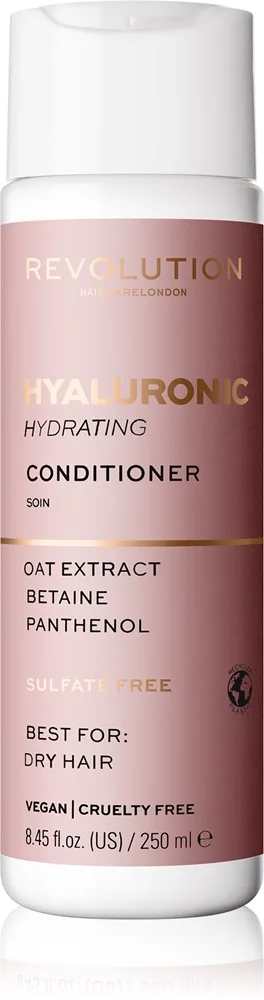 Revolution Haircare Skinification Hyaluronic kosteuttava hoitoaine kuiville hiuksille 250 ml