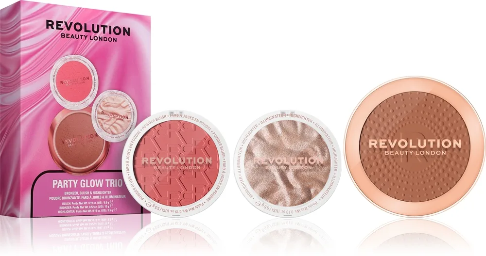 Revolution Party Glow Trio lahjasetti ihon kirkastamiseen 1 kpl