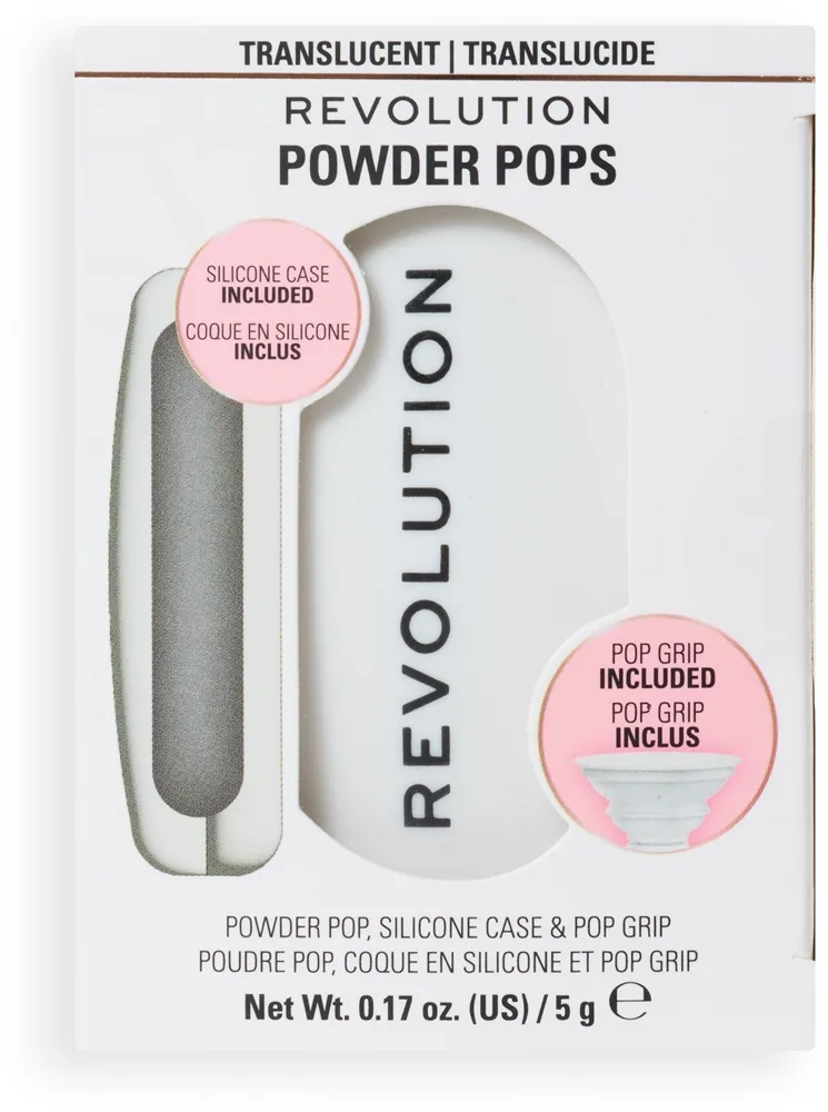Revolution Powder Pops Translucent puuteri + pakkaus 1 kpl