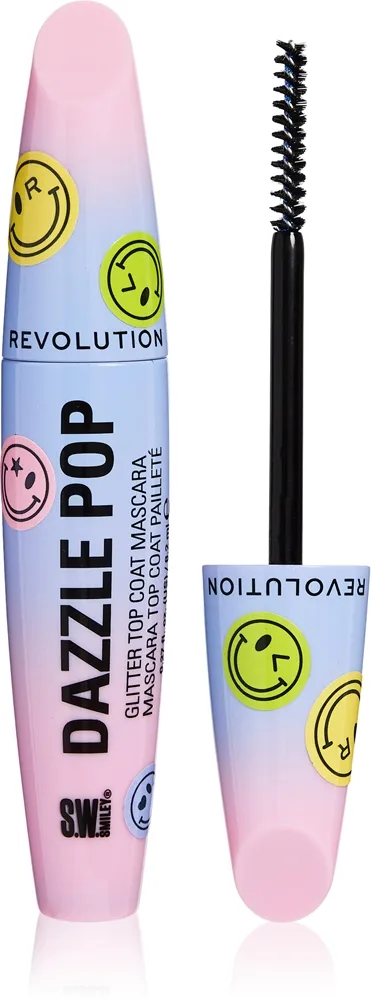 Revolution S.W.Smiley Dazzle pop Maskara med glitter 8.2 ml