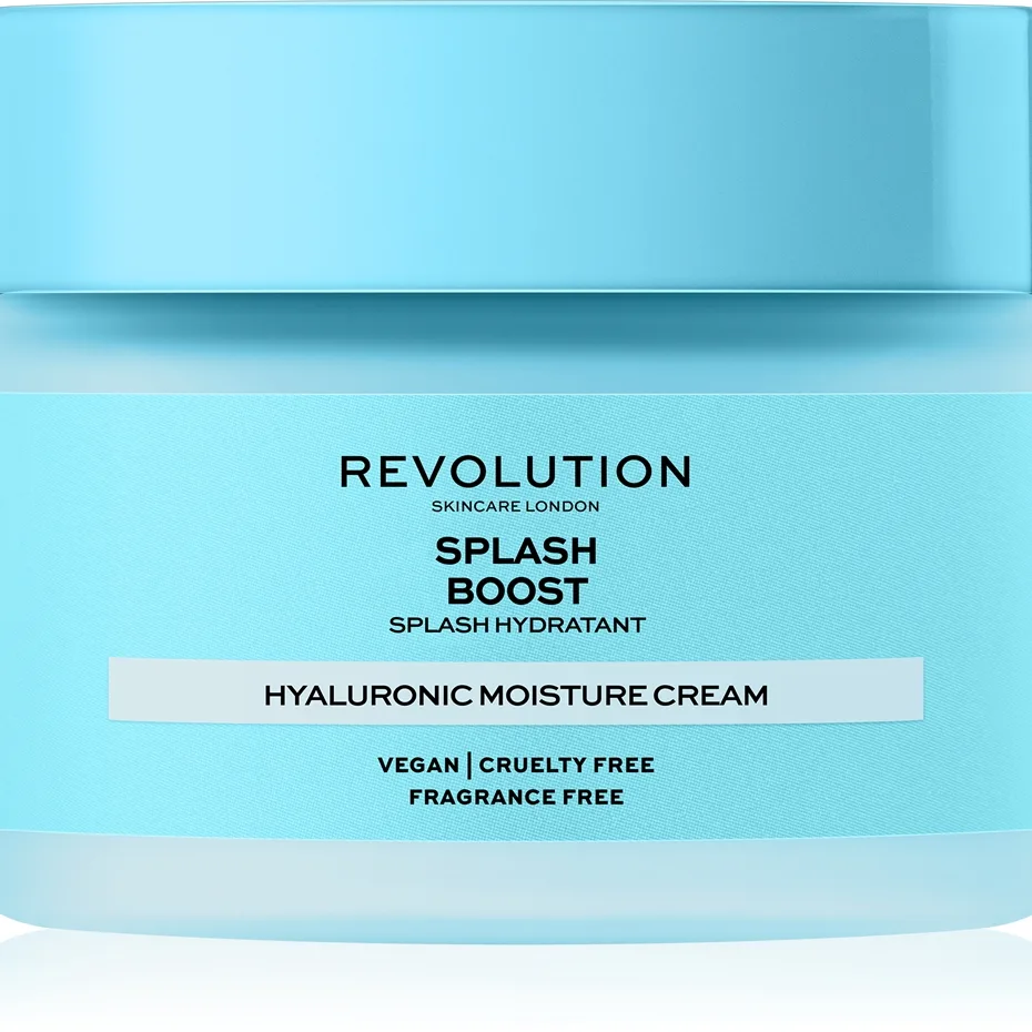 Revolution Skincare Boost Hyaluronic Acid Splash Intensivt fuktgivande kräm med hyaluronsyra 50 ml