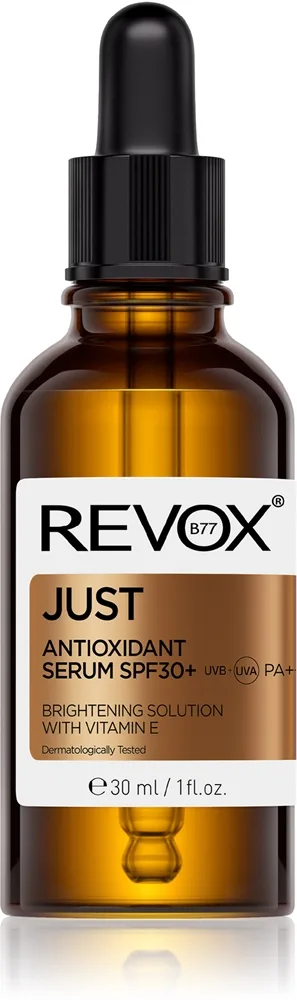Revox B77 JUST Antioxidant Serum SPF 30+ Uppljusande ansiktsserum SPF 30 30 ml