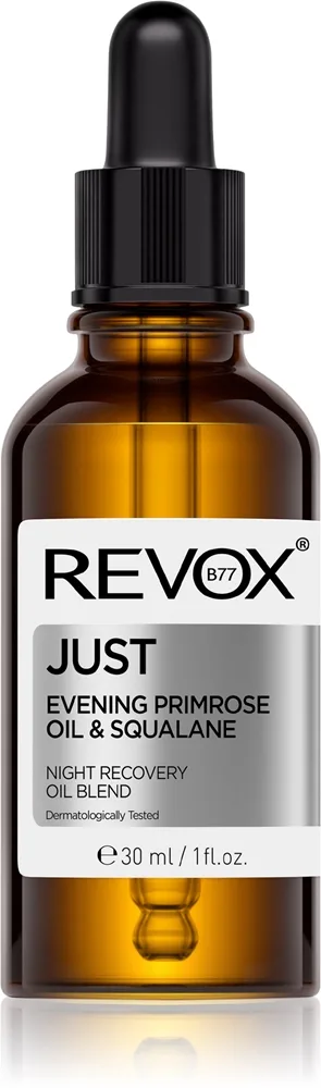 Revox B77 JUST Evening Primrose Oil & Squalane regenererende natolie Genoprettende hudbarriere 30 ml