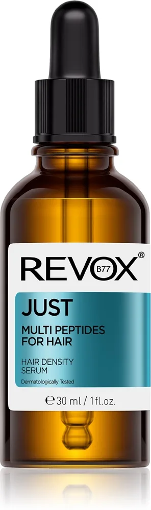 Revox B77 JUST Multi Peptides for Hair Serum Til at gendanne hårets fylde 30 ml