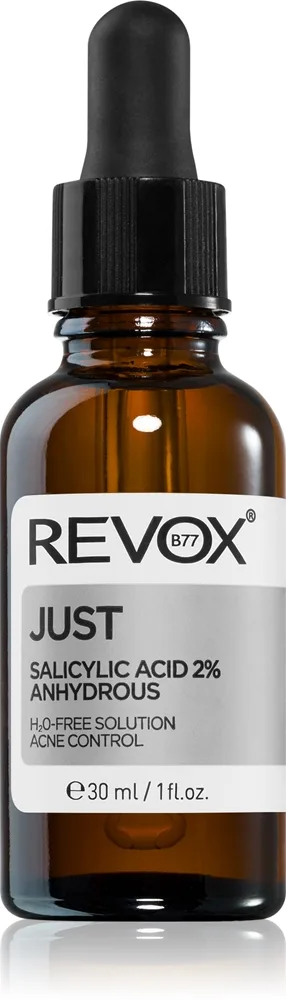 Revox B77 Just Salicylic Acid 2% Anhydrous Eksfolierende peelingserum til ansigt 30 ml