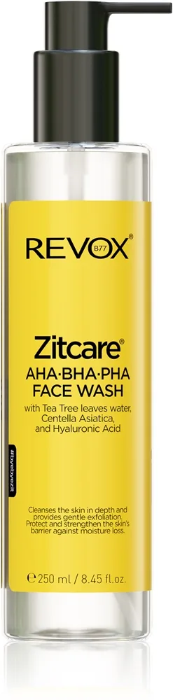 Revox Zitcare AHA/BHA/PHA Face Wash 250 ml