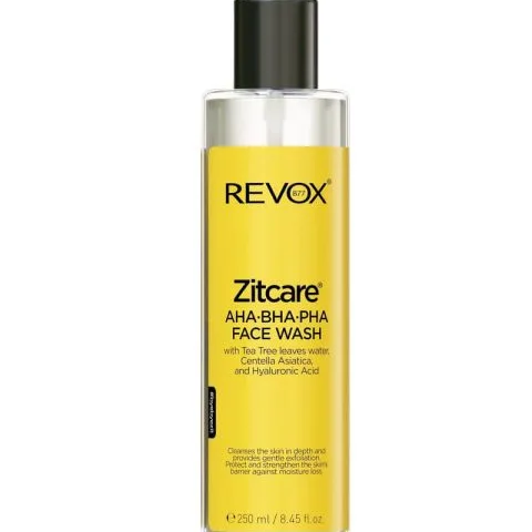 Revox B77 Zitcare AHA BHA PHA Face Wash Mild rengörande gel med exfolierande egenskaper 250 ml