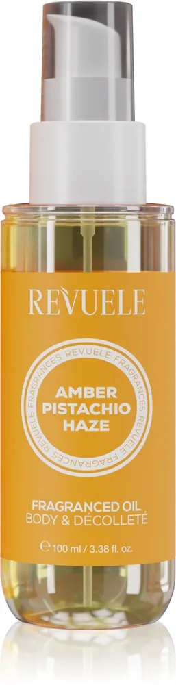 Revuele Amber Pistachio Haze Fragranced Oil perfumed oil för kropp 100 ml