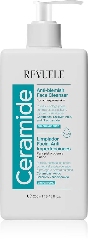 Revuele Ceramide Anti-Blemish Face Cleanser Rengöringsgel för problematisk hud, akne 250 ml