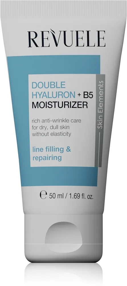 Revuele Double Hyaluron + B5 Moisturizer kosteuttava ja pehmentävä voide ryppyjen ehkäisyyn 50 ml