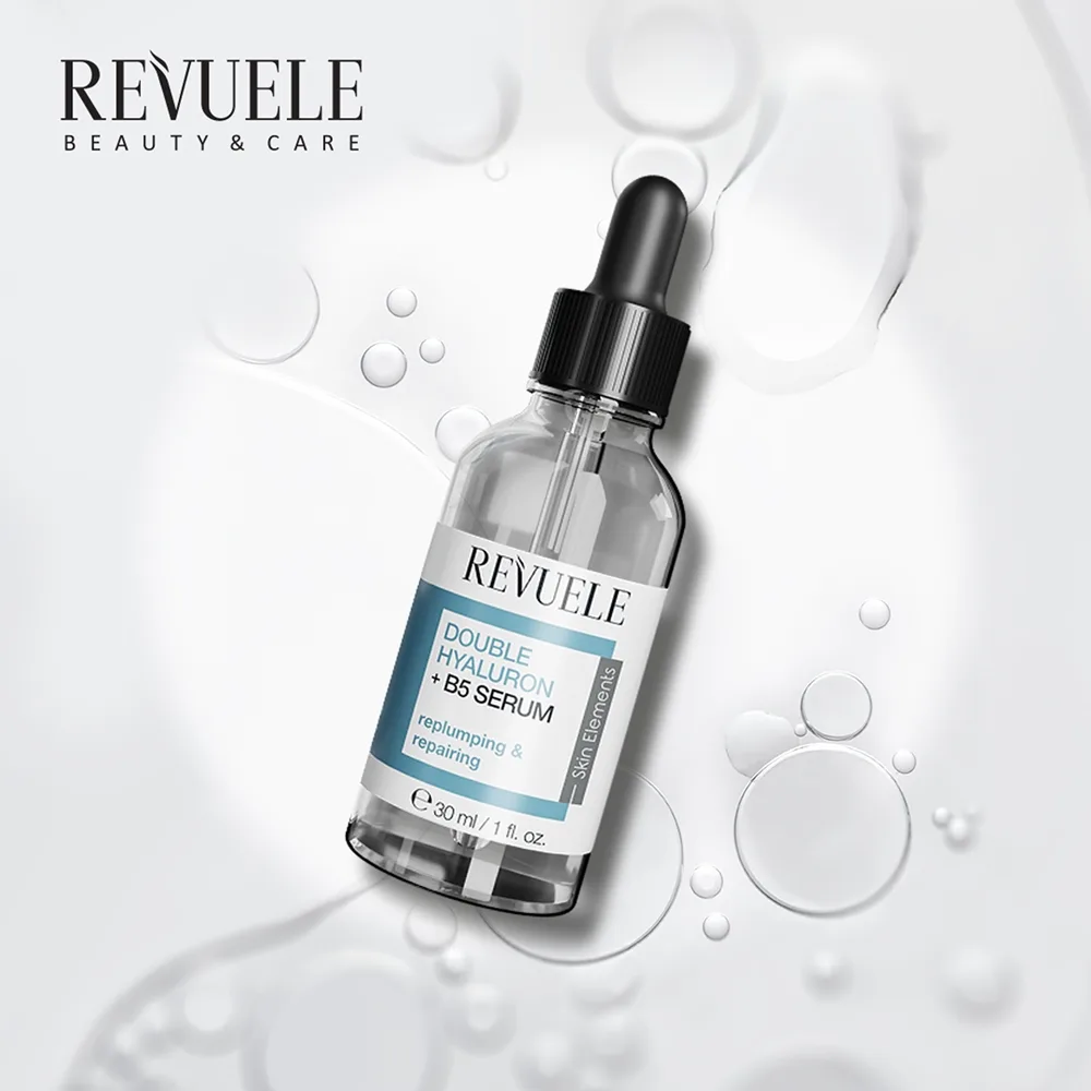Revuele Double Hyaluron + B5 Serum Fugtende ansigtsserum med anti-rynkeeffekt 30 ml