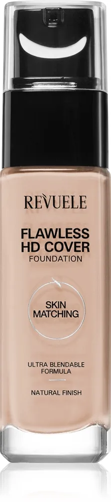 Revuele Flawless HD Cover Foundation kevyt meikkivoide täydelliseen ulkonäköön sävy 05 33 ml