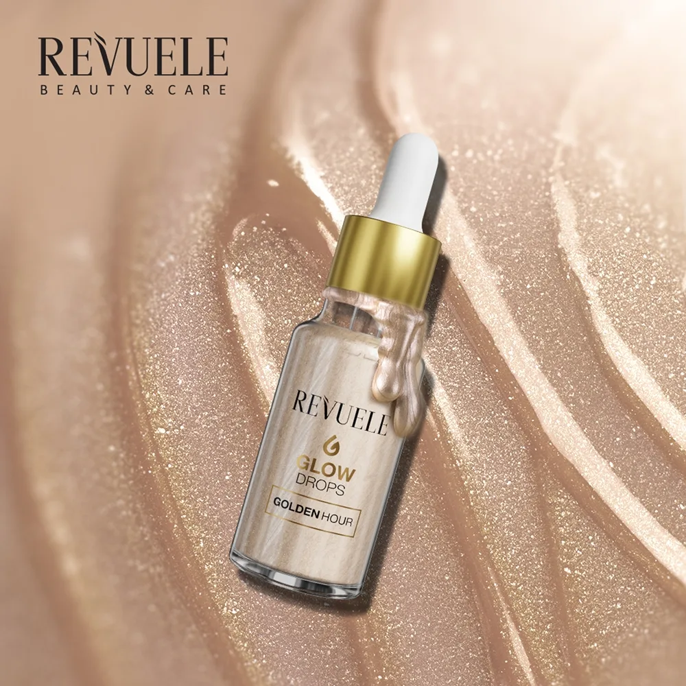 Revuele Glow Drops Golden Hour Lysnende serum til krop og ansigt 20 ml