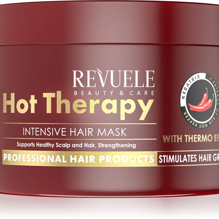 Revuele Hot Therapy Intensive Hair Mask Intensivt revitaliserande ansiktsmask För torrt och sprött hår 500 ml