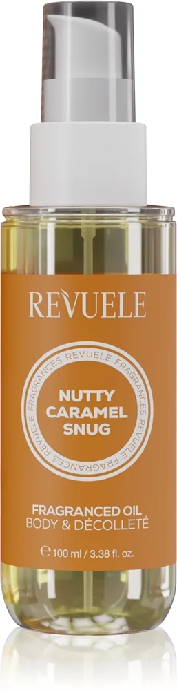 Revuele Nutty Caramel Snug Fragranced Oil perfumed oil för kropp 100 ml