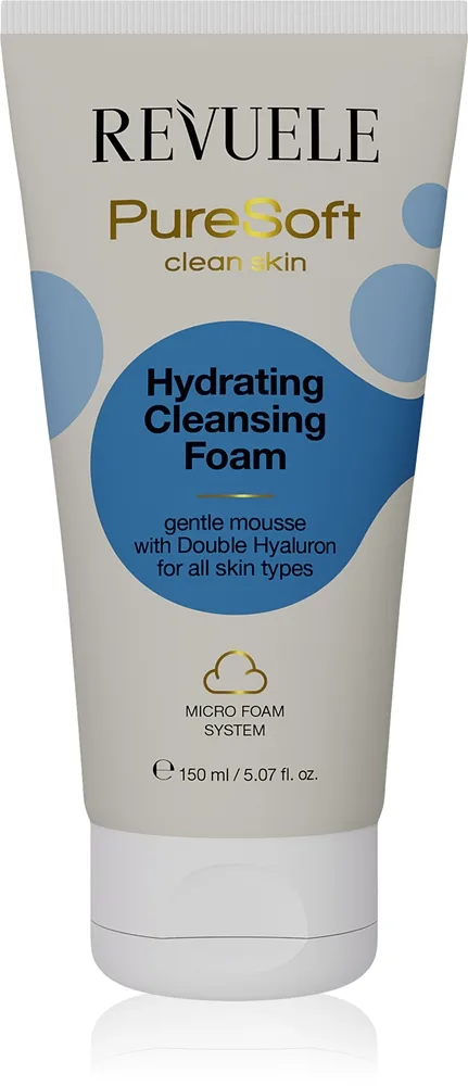 Revuele PureSoft Clean Skin Återfuktande reningsskum för ansikte 150 ml