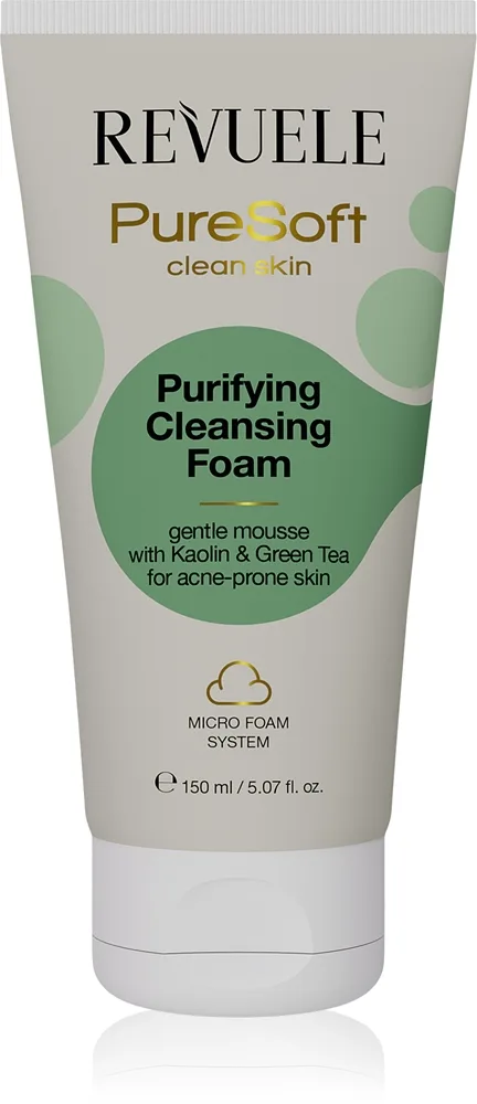 Revuele PureSoft Clean Skin Djupt rengörande mousse för problematisk hud 150 ml