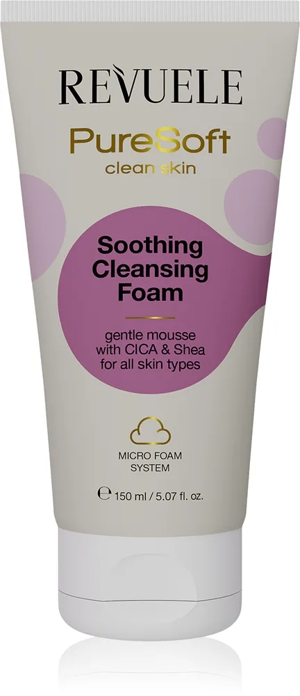 Revuele PureSoft Clean Skin Löddrande ansiktstvätt med lugnande egenskaper 150 ml