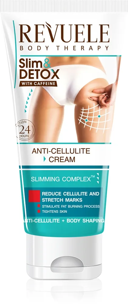 Revuele Slim & Detox With Caffeine selluliittia ehkäisevä vartalovoide 200 ml