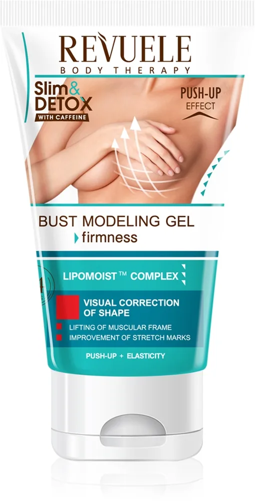 Revuele Slim & Detox With Caffeine muotoileva geeli dekolteen ja rintojen iholle 150 ml